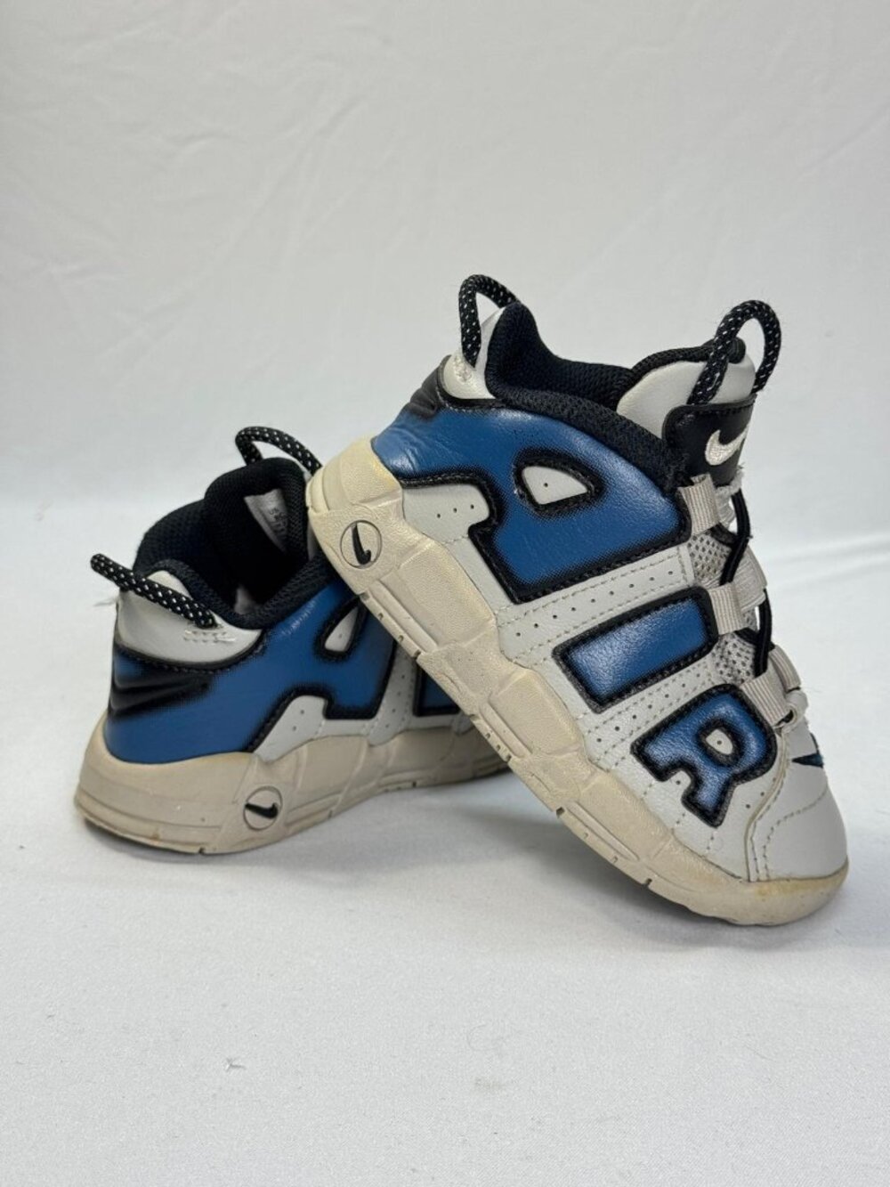 Nike Air More Up tempo Grey/Blue FJ1388-001 Size 8C